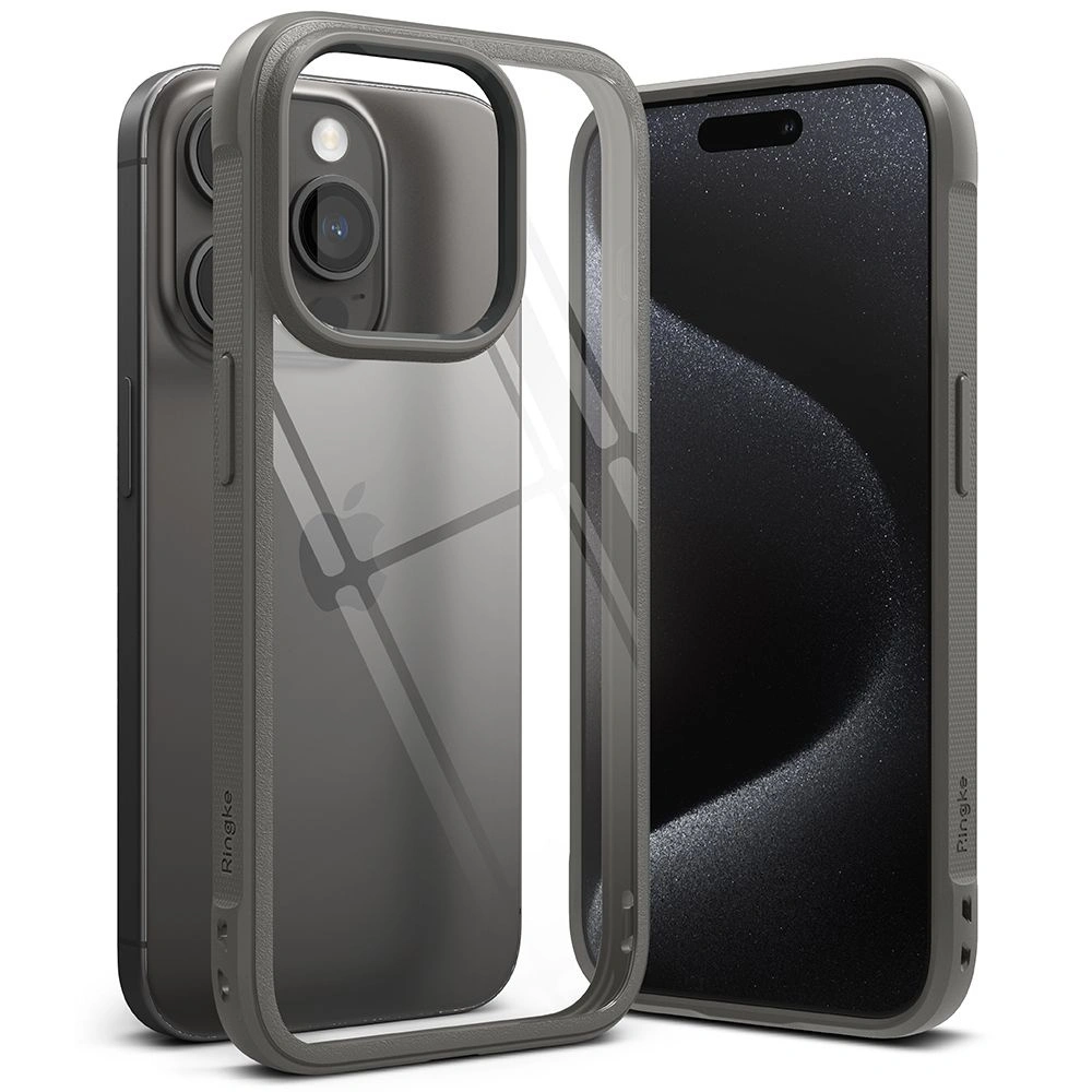 Hurtownia GSM - Etui Ringke Fusion Bold Apple iPhone 15 Pro Gri - RGK1893 - {ean13} - Hurt