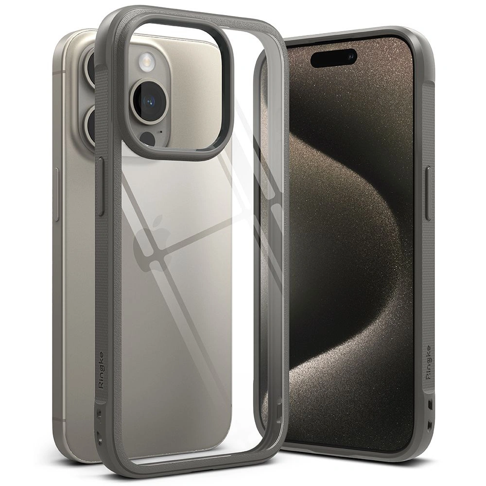 Hurtownia GSM - Etui Ringke Fusion Bold Apple iPhone 15 Pro Gri - RGK1893 - {ean13} - Hurt