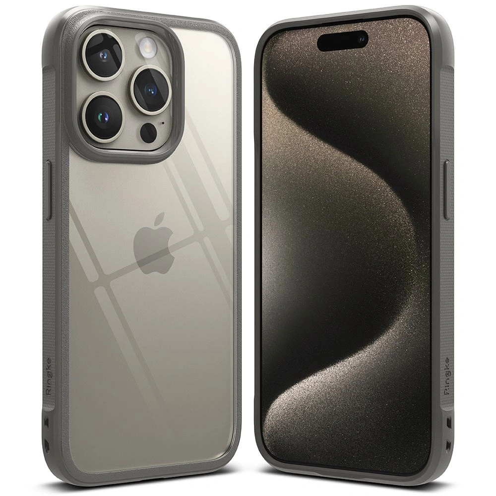 Hurtownia GSM - Etui Ringke Fusion Bold Apple iPhone 15 Pro Gri - RGK1893 - {ean13} - Hurt