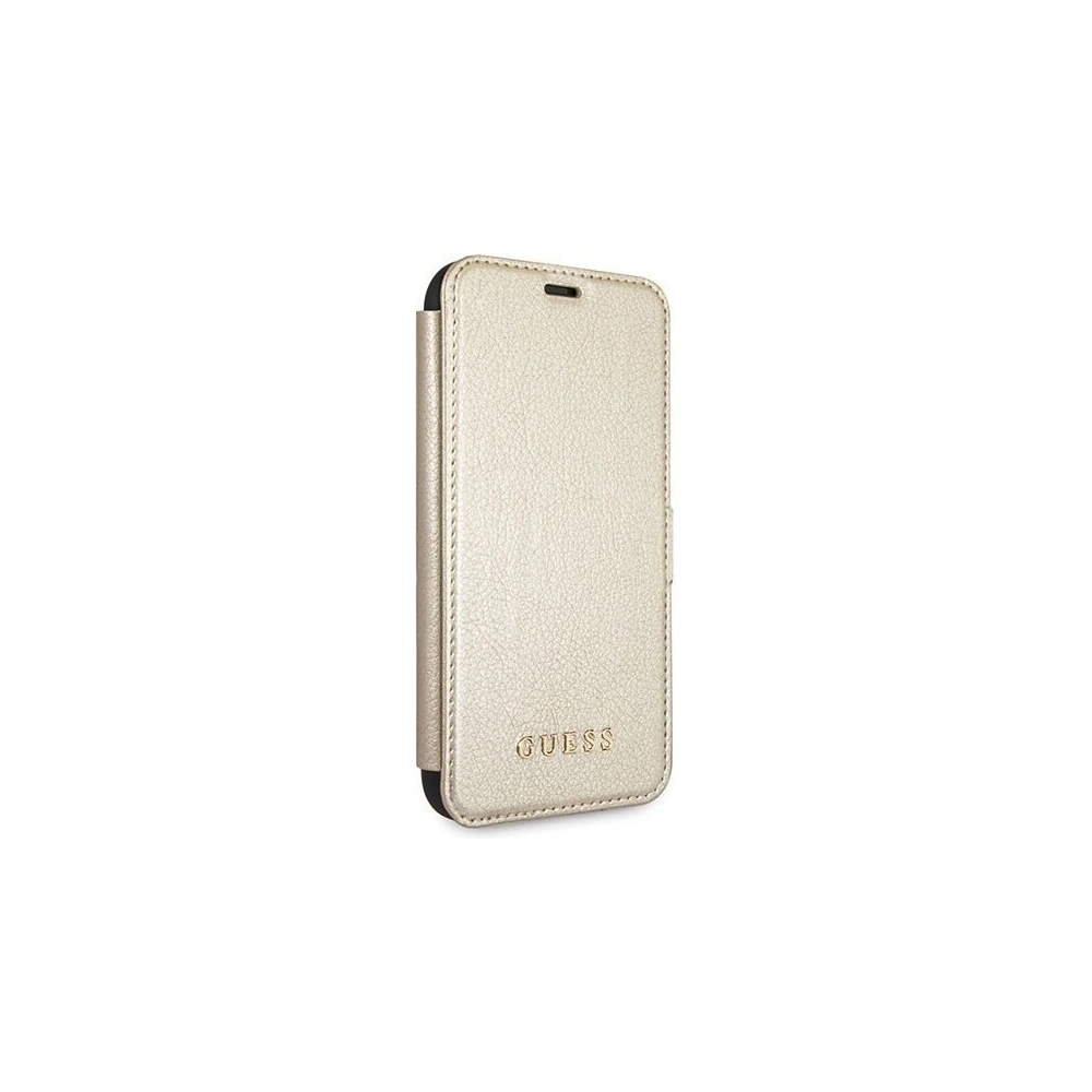 Hurtownia GSM - Etui Guess GUFLBKPXIGLGO Apple iPhone X/XS zlaté book Iridescent - GUE027GLD - {ean13} - Hurt