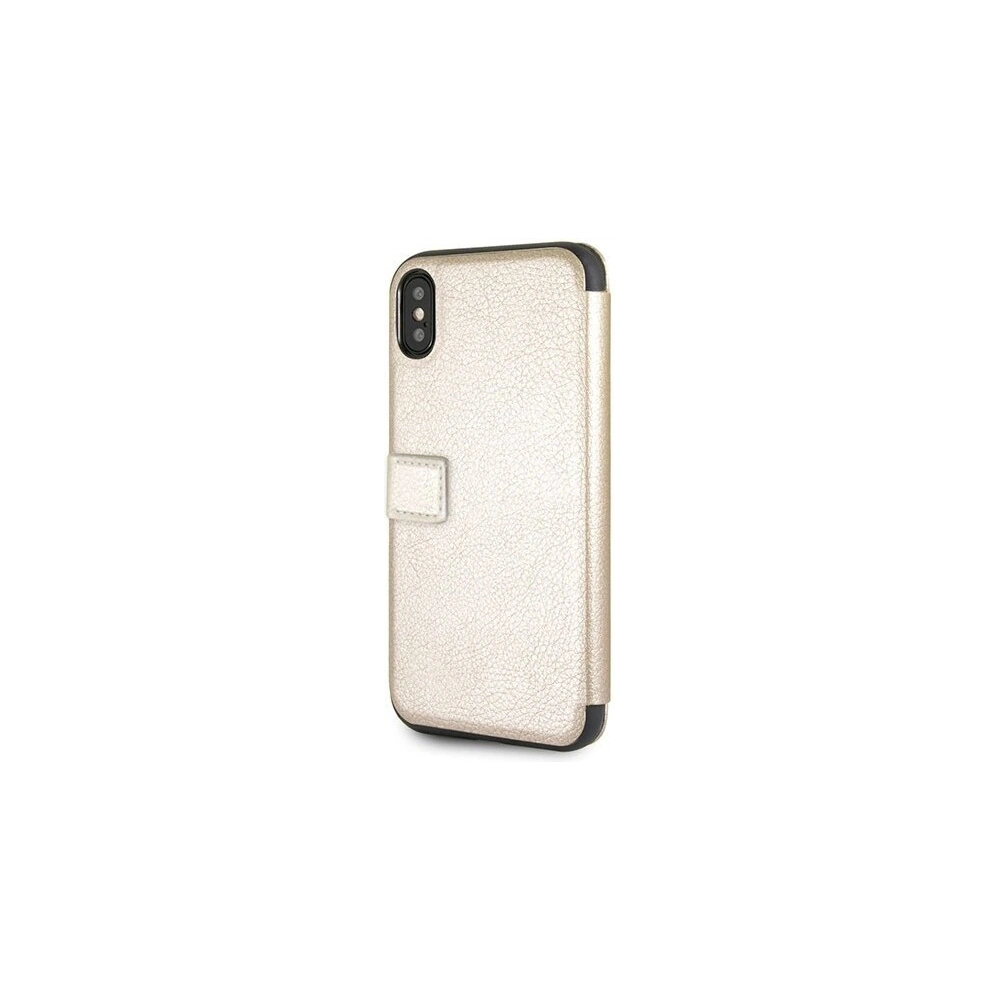 Hurtownia GSM - Etui Guess GUFLBKPXIGLGO Apple iPhone X/XS zlaté book Iridescent - GUE027GLD - {ean13} - Hurt