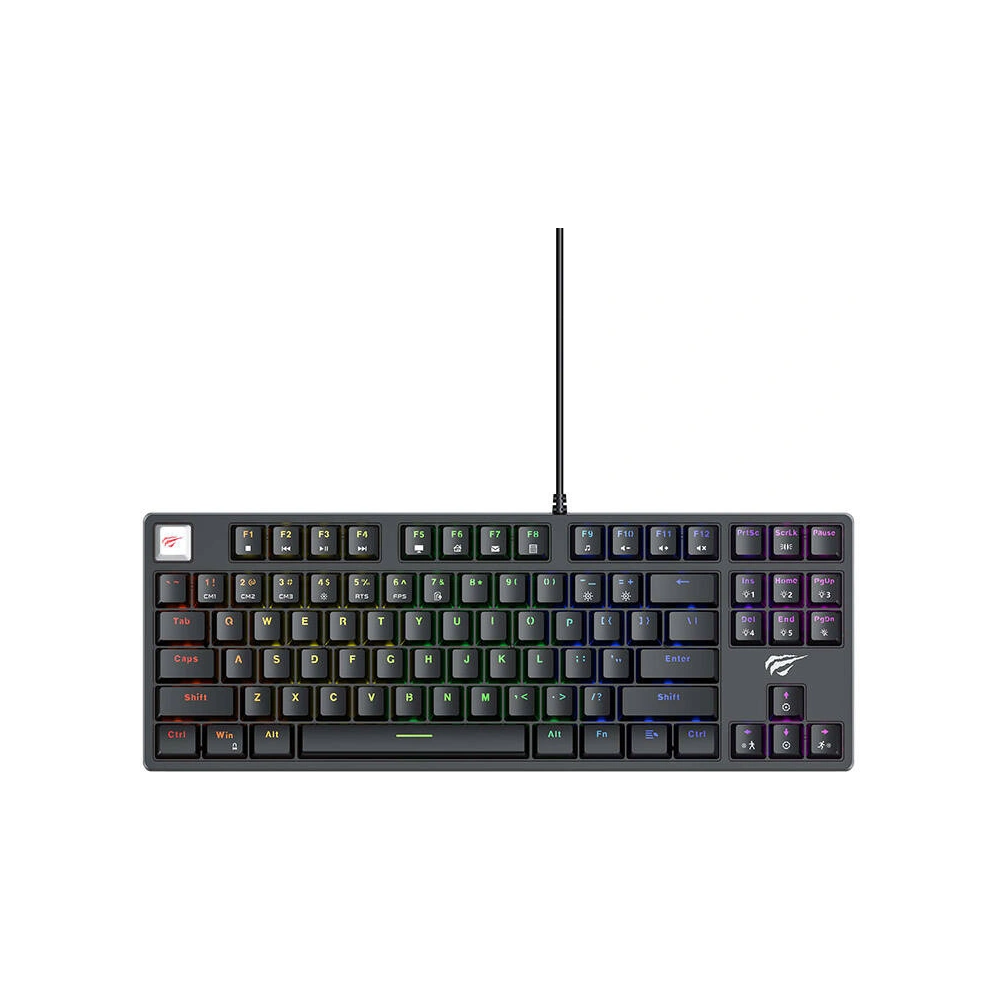 Hurtownia GSM - Játék mechanikus billentyűzet Havit KB890L RGB fekete - HVT233 - {ean13} - Hurt