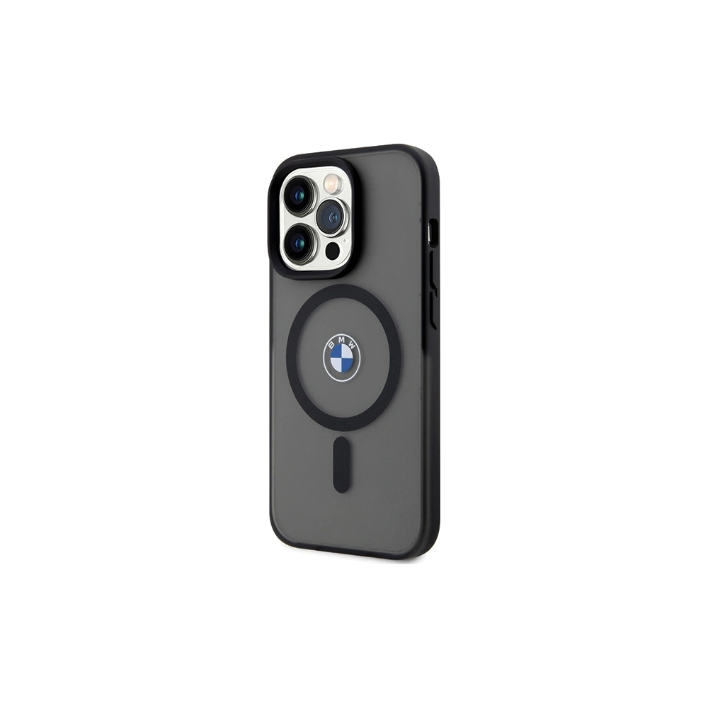 Hurtownia GSM - Etui BMW BMHMP15LDSLK Apple iPhone 15 Pro hardcase IML Signature MagSafe negru/black - BMW515 - {ean13} - Hurt