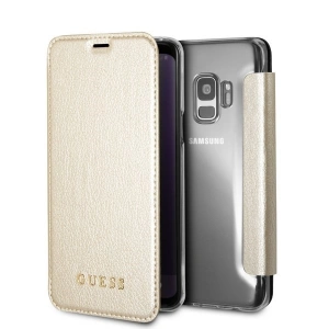 Etui Guess GUFLBKS8LIGLTGO Samsung Galaxy S8 Plus gold/złoty book Iridescent