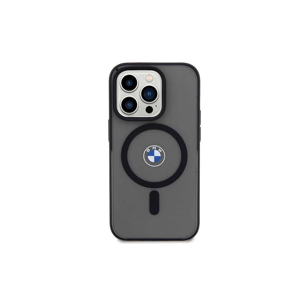 Wholesale BMW BMHMP15XDSLK Apple iPhone 15 Pro Max hardcase IML Signature MagSafe black - BMW517 - {ean13} - Hurt