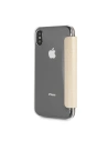 Hurtownia GSM - Etui Guess GUFLBKPXKAILGO Apple iPhone X / XS book Kaia Saffiano auriu/gold - GUE2980 - {ean13} - Hurt