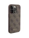 Hurtownia GSM - Etui Guess GUHCP15LG4GFBR Apple iPhone 15 Pro tvrdý kryt 4G Metal Gold Logo hnědý/brown - GUE2981 - {ean13} - Hurt