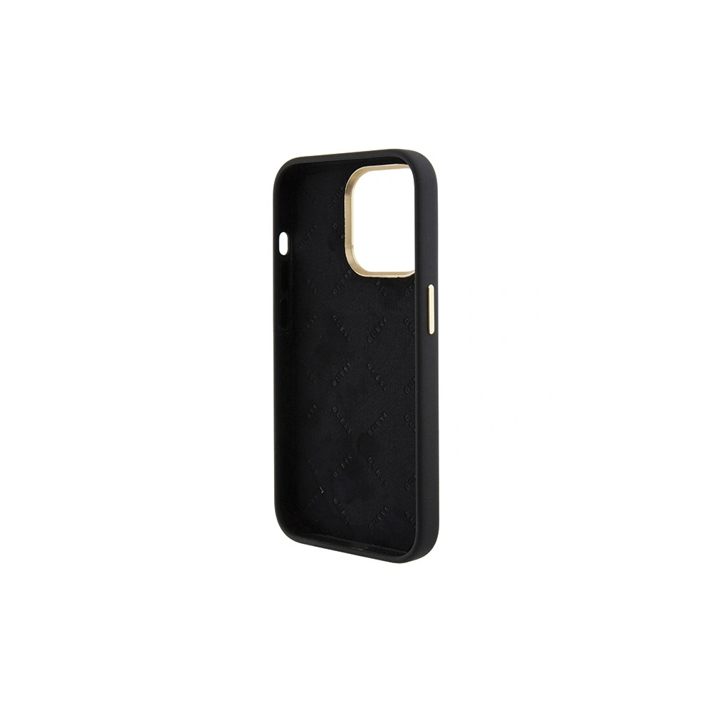 Hurtownia GSM - Etui Guess GUHCP15LM4DGPK Apple iPhone 15 Pro hardcase silikonové logo strass 4G černé/black - GUE2982 - {ean13} - Hurt
