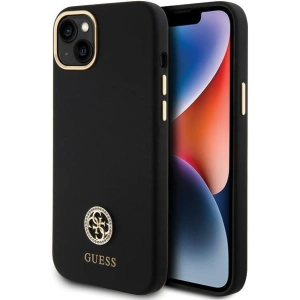 Hurtownia GSM - Etui Guess GUHCP15M4DGPK Apple iPhone 15 Plus / 14 Plus hardcase silikonové logo strass 4G černé/black - GUE2983 - {ean13} - Hurt