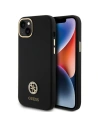 Etui Guess GUHCP15M4DGPK Apple iPhone 15 Plus / 14 Plus hardcase silikonové logo strass 4G černé/black