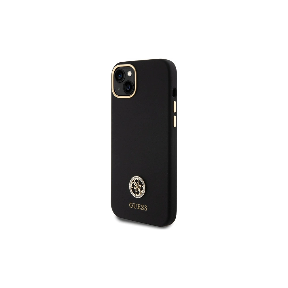 Wholesale Guess GUHCP15M4DGPK Apple iPhone 15 Plus / 14 Plus hardcase Silicone Logo Strass 4G black - GUE2983 - {ean13} - Hurt