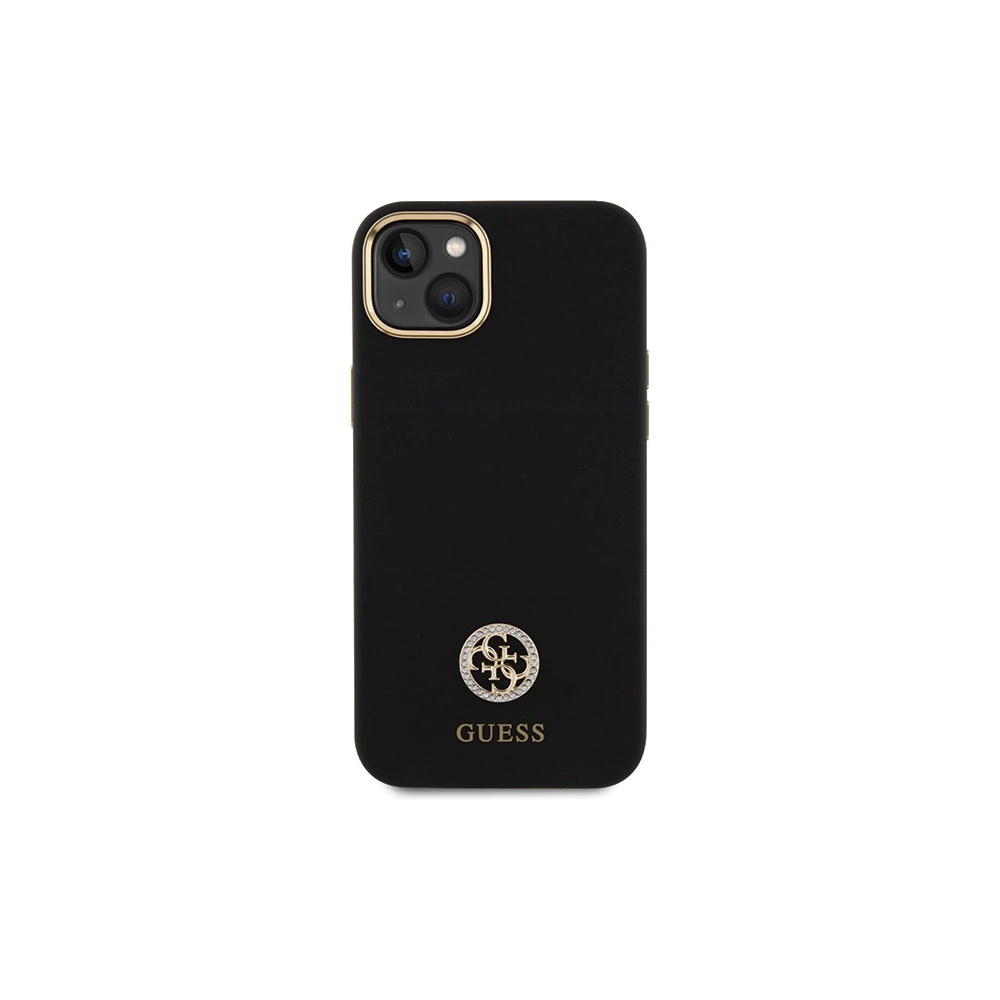 Wholesale Guess GUHCP15M4DGPK Apple iPhone 15 Plus / 14 Plus hardcase Silicone Logo Strass 4G black - GUE2983 - {ean13} - Hurt