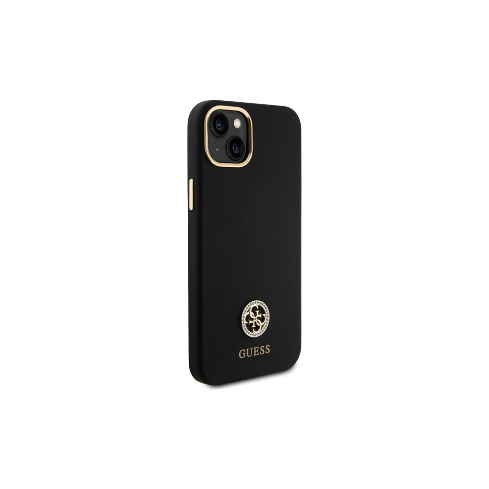 Wholesale Guess GUHCP15M4DGPK Apple iPhone 15 Plus / 14 Plus hardcase Silicone Logo Strass 4G black - GUE2983 - {ean13} - Hurt