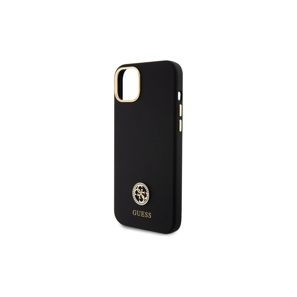 Wholesale Guess GUHCP15M4DGPK Apple iPhone 15 Plus / 14 Plus hardcase Silicone Logo Strass 4G black - GUE2983 - {ean13} - Hurt