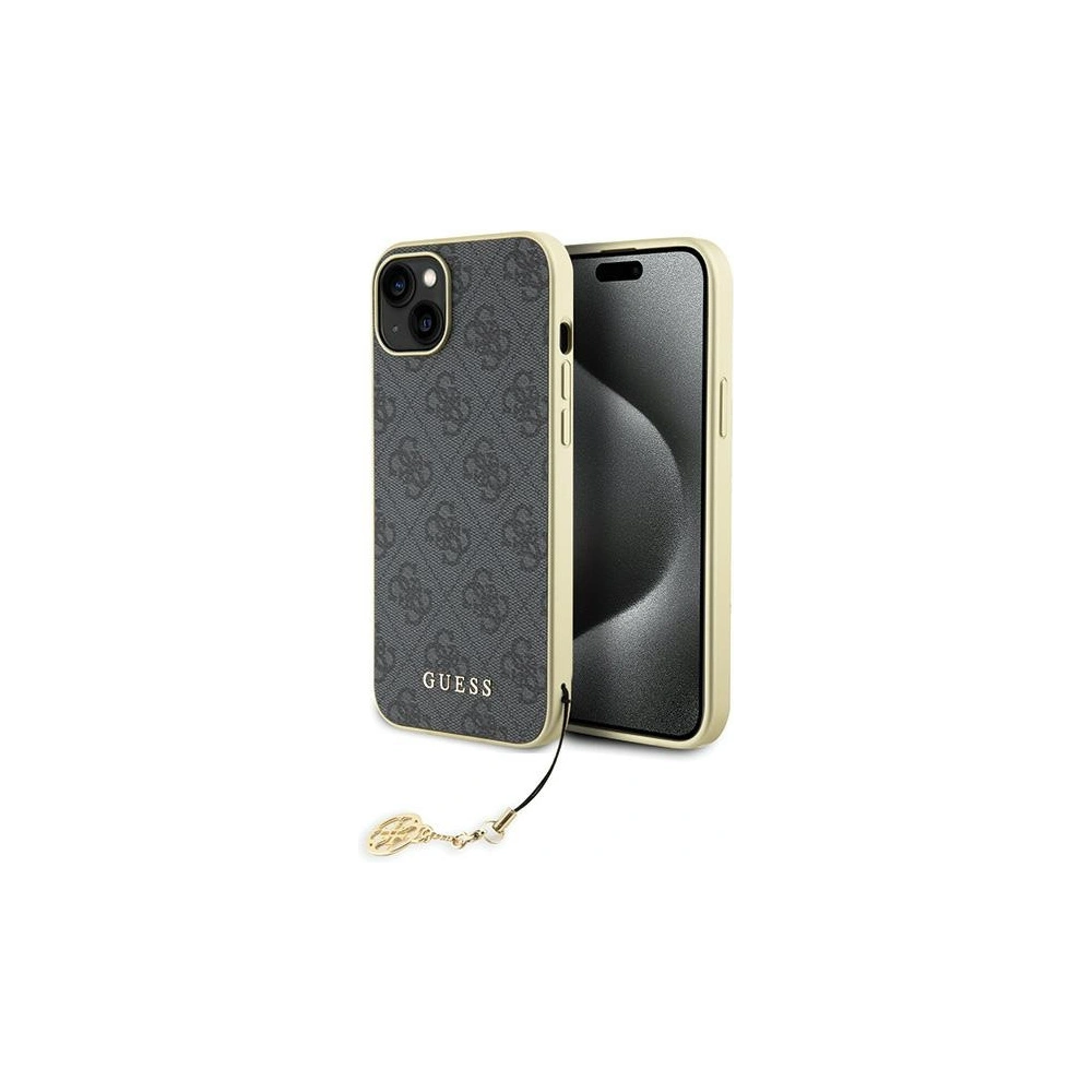 Hurtownia GSM - Etui Guess GUHCP15MGF4GGR Apple iPhone 15 Plus / 14 Plus hardcase 4G Charms Collection šedý/grey - GUE2984 - {ean13} - Hurt