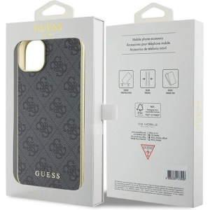 Hurtownia GSM - Etui Guess GUHCP15MGF4GGR Apple iPhone 15 Plus / 14 Plus hardcase 4G Charms Collection šedý/grey - GUE2984 - {ean13} - Hurt