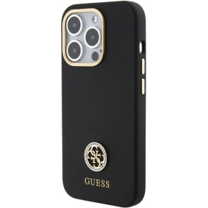 Hurtownia GSM - Case Guess GUHCP15XM4DGPK Apple iPhone 15 Pro Max Hardcase Silikon Logo Strass 4G schwarz/black - GUE2986 - {ean13} - Hurt