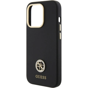 Hurtownia GSM - Case Guess GUHCP15XM4DGPK Apple iPhone 15 Pro Max Hardcase Silikon Logo Strass 4G schwarz/black - GUE2986 - {ean13} - Hurt