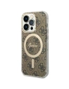 Hurtownia GSM - Etui Guess GUHMP15LH4STW Apple iPhone 15 Pro hardcase IML 4G MagSafe barna/brown - GUE2987 - {ean13} - Hurt