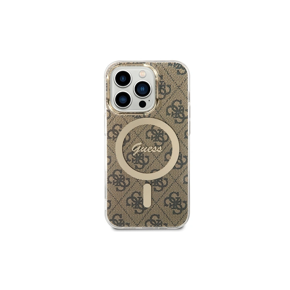 Hurtownia GSM - Etui Guess GUHMP15LH4STW Apple iPhone 15 Pro hardcase IML 4G MagSafe barna/brown - GUE2987 - {ean13} - Hurt