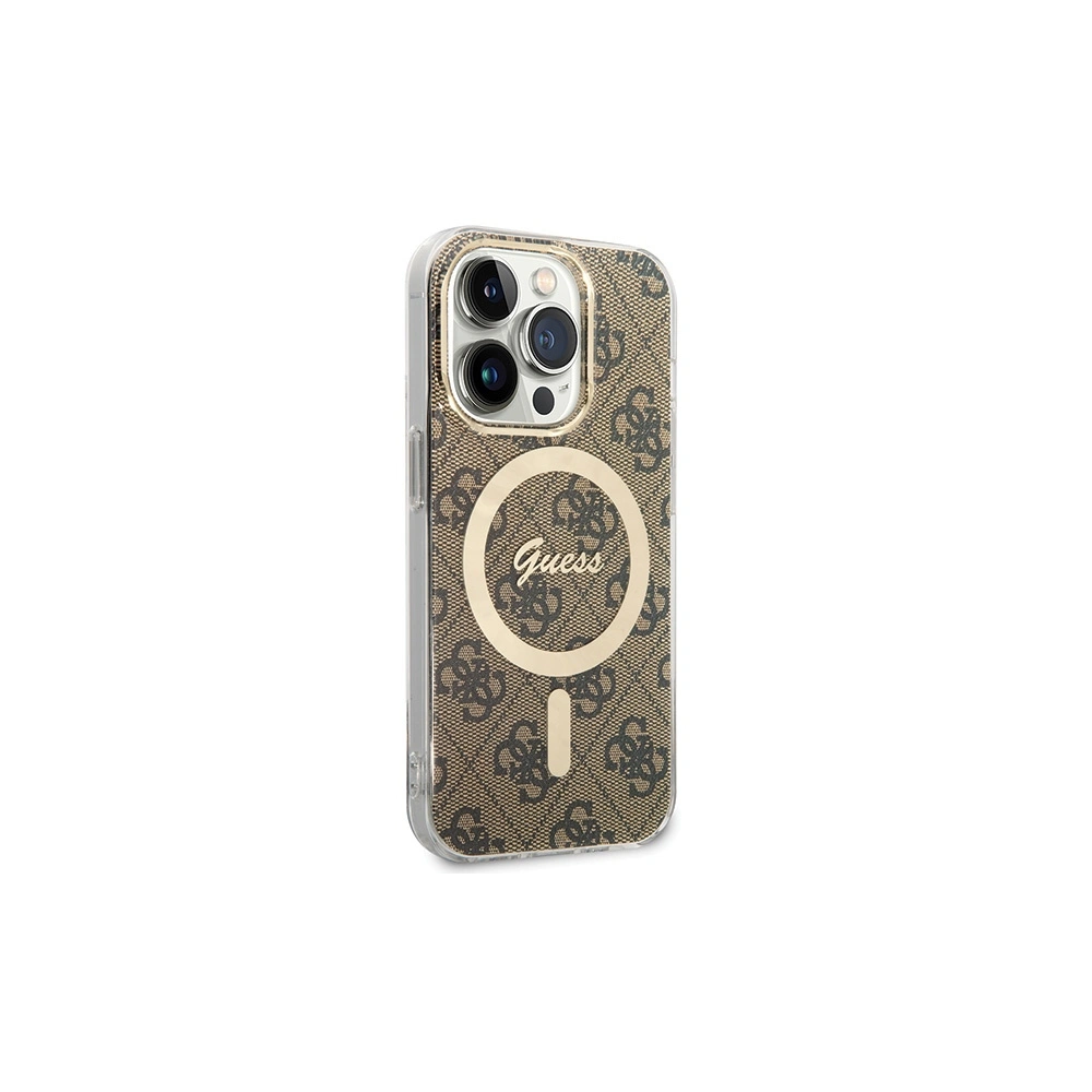 Hurtownia GSM - Etui Guess GUHMP15LH4STW Apple iPhone 15 Pro hardcase IML 4G MagSafe barna/brown - GUE2987 - {ean13} - Hurt