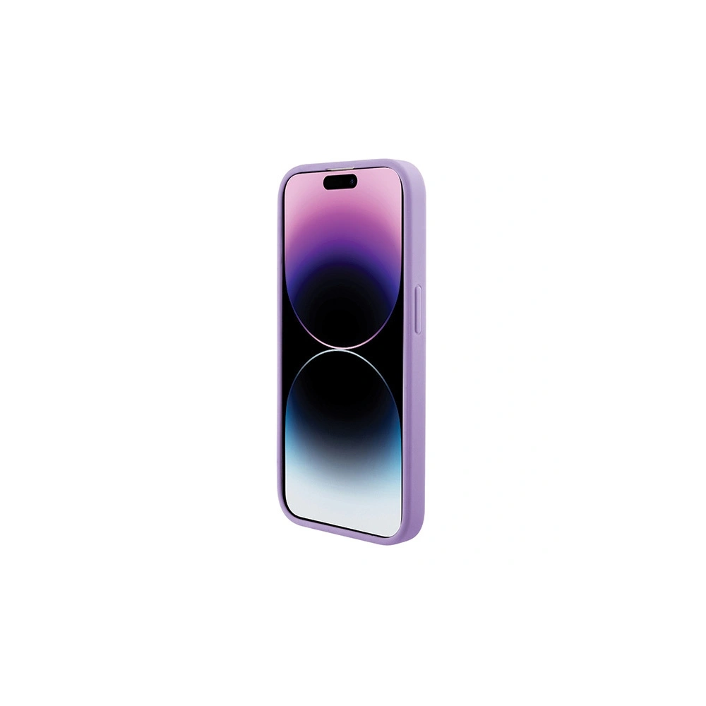 Hurtownia GSM - Etui Guess GUHMP15LPSAHMCU Apple iPhone 15 Pro hardcase Saffiano MagSafe fioletowy/purple - GUE2988 - {ean13} - Hurt