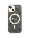 Wholesale Guess GUHMP15MH4STW Apple iPhone 15 Plus / 14 Plus hardcase IML 4G MagSafe brown - GUE2989 - {ean13} - Hurt