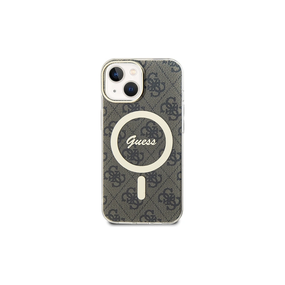 Wholesale Guess GUHMP15MH4STW Apple iPhone 15 Plus / 14 Plus hardcase IML 4G MagSafe brown - GUE2989 - {ean13} - Hurt