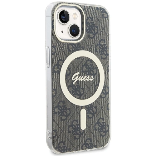 Etui Guess GUHMP15MH4STW Apple iPhone 15 Plus / 14 Plus hardcase IML 4G MagSafe brązowy/brown