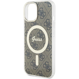 Hurtownia GSM - Etui Guess GUHMP15MH4STW Apple iPhone 15 Plus / 14 Plus hardcase IML 4G MagSafe hnědý/brown - GUE2989 - {ean13} - Hurt