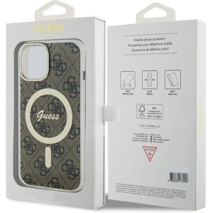 Hurtownia GSM - Etui Guess GUHMP15MH4STW Apple iPhone 15 Plus / 14 Plus hardcase IML 4G MagSafe hnědý/brown - GUE2989 - {ean13} - Hurt