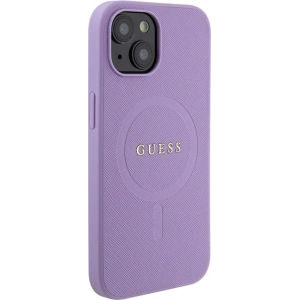 Hurtownia GSM - Etui Guess GUHMP15MPSAHMCU Apple iPhone 15 Plus / 14 Plus tvrdý obal Saffiano MagSafe fialový/purple - GUE2990 - {ean13} - Hurt