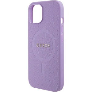 Hurtownia GSM - Etui Guess GUHMP15MPSAHMCU Apple iPhone 15 Plus / 14 Plus tvrdý obal Saffiano MagSafe fialový/purple - GUE2990 - {ean13} - Hurt