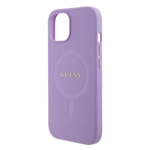 Etui Guess GUHMP15MPSAHMCU Apple iPhone 15 Plus / 14 Plus hardcase Saffiano MagSafe fioletowy/purple