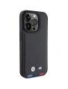 Wholesale BMW BMHCP15L22PTDK Apple iPhone 15 Pro Leather Stamp Tricolor black - BMW518 - {ean13} - Hurt