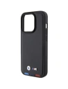 Wholesale BMW BMHCP15L22PTDK Apple iPhone 15 Pro Leather Stamp Tricolor black - BMW518 - {ean13} - Hurt