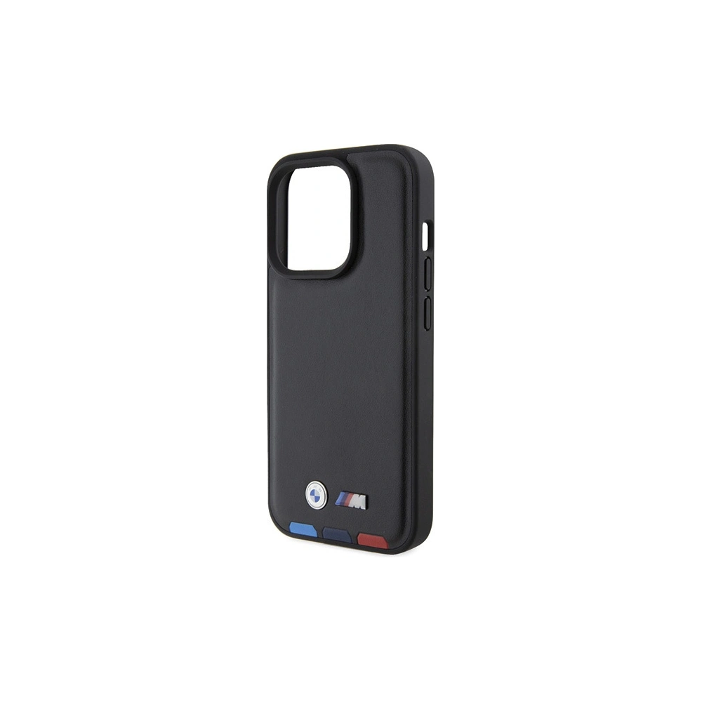 Hurtownia GSM - Etui BMW BMHCP15L22PTDK Apple iPhone 15 Pro Leather Stamp Tricolor czarny/black - BMW518 - {ean13} - Hurt
