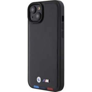 Hurtownia GSM - Etui BMW BMHCP15M22PTDK Apple iPhone 15 Plus / 14 Plus Leather Stamp Tricolor negru/black - BMW519 - {ean13} - Hurt