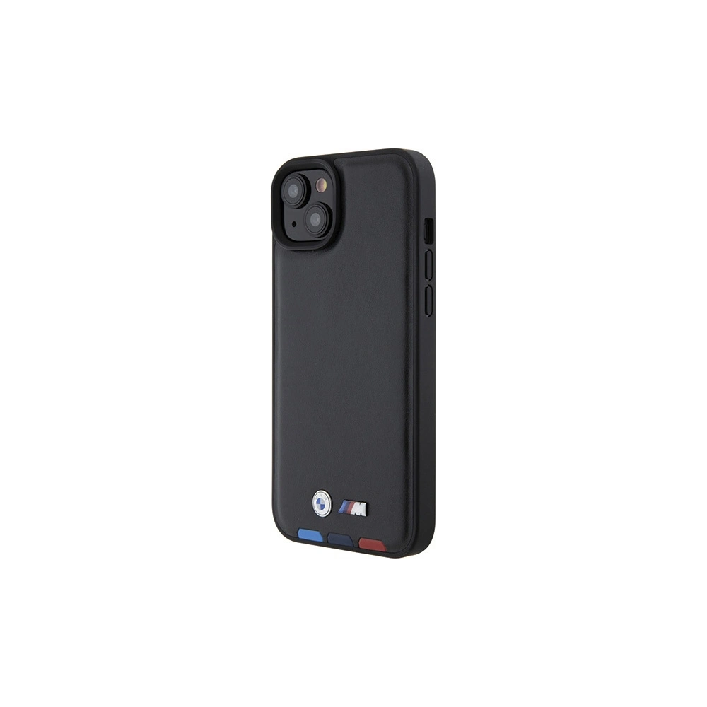 Hurtownia GSM - Etui BMW BMHCP15M22PTDK Apple iPhone 15 Plus / 14 Plus Leather Stamp Tricolor negru/black - BMW519 - {ean13} - Hurt