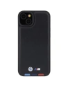 Hurtownia GSM - Case BMW BMHCP15M22PTDK Apple iPhone 15 Plus / 14 Plus Leder Stempel Tricolor schwarz/black - BMW519 - {ean13} - Hurt