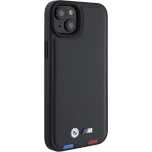 Wholesale BMW BMHCP15M22PTDK Apple iPhone 15 Plus / 14 Plus Leather Stamp Tricolor black - BMW519 - {ean13} - Hurt