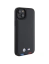 Hurtownia GSM - Etui BMW BMHCP15M22PTDK Apple iPhone 15 Plus / 14 Plus Bőr bélyeg trikolor fekete/black - BMW519 - {ean13} - Hurt