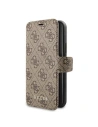 Etui Guess GUFLBKSN614GB Apple iPhone 11 brown/brązowy book 4G