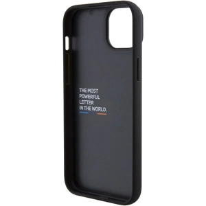 Hurtownia GSM - Etui BMW BMHCP15M22PTDK Apple iPhone 15 Plus / 14 Plus kožené razítko trikolóra černá/black - BMW519 - {ean13} - Hurt