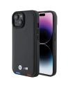 Hurtownia GSM - Etui BMW BMHCP15S22PTDK Apple iPhone 15 bőr bélyeg trikolor fekete/black - BMW520 - {ean13} - Hurt