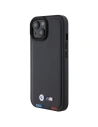 Hurtownia GSM - Etui BMW BMHCP15S22PTDK Apple iPhone 15 bőr bélyeg trikolor fekete/black - BMW520 - {ean13} - Hurt