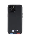 Hurtownia GSM - Etui BMW BMHCP15S22PTDK Apple iPhone 15 bőr bélyeg trikolor fekete/black - BMW520 - {ean13} - Hurt