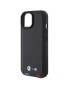Hurtownia GSM - Etui BMW BMHCP15S22PTDK Apple iPhone 15 bőr bélyeg trikolor fekete/black - BMW520 - {ean13} - Hurt