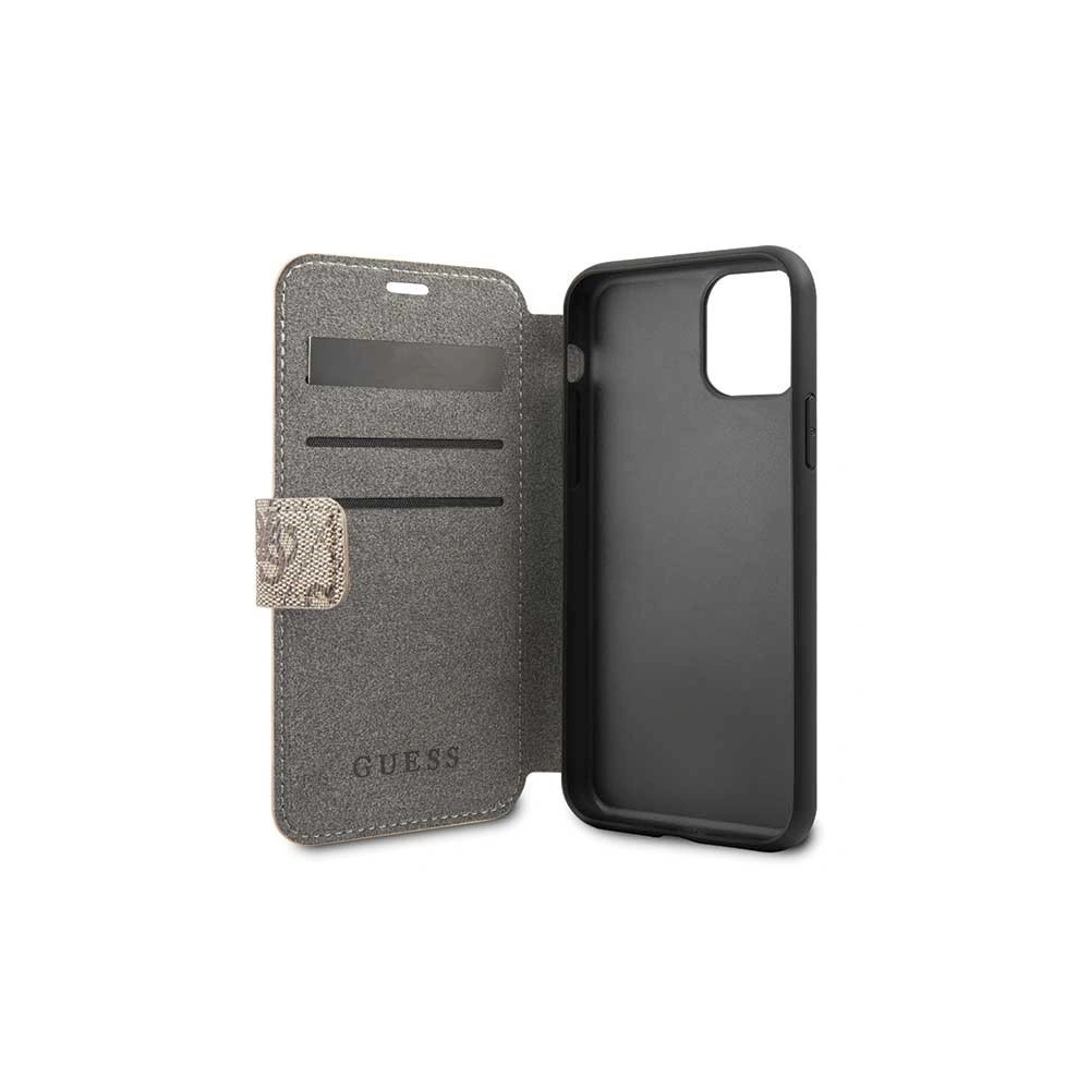 Hurtownia GSM - Etui Guess GUFLBKSN614GB Apple iPhone 11 hnědé/kávové knižní 4G - GUE037BR - {ean13} - Hurt