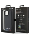 Hurtownia GSM - Etui BMW BMHCP15S22PTDK Apple iPhone 15 bőr bélyeg trikolor fekete/black - BMW520 - {ean13} - Hurt